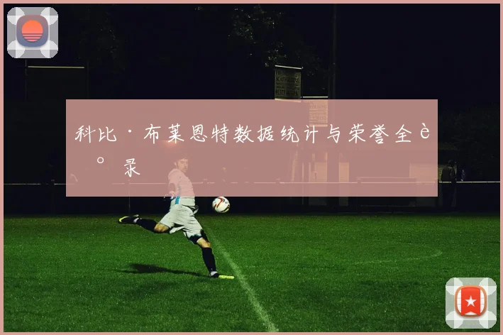 科比·布莱恩特数据统计与荣誉全记录